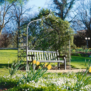 Backyard Arbor with Enclosure